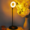 LED olvasólámpa kék összetevő nélkül LuDream Aura - Borostyán/Fekete