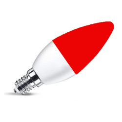3W LED izzó kék összetevő nélkül LuDream - Piros (E14)
